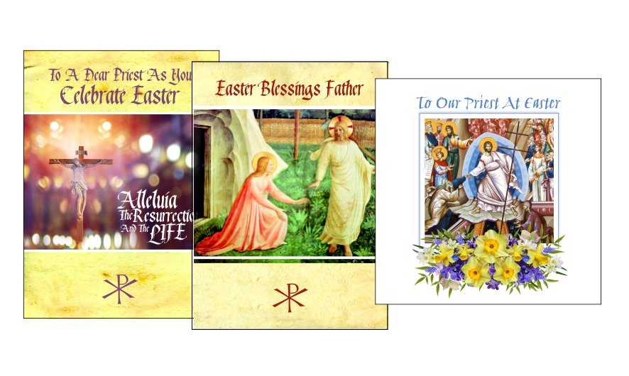 easter cards for catholic priests
