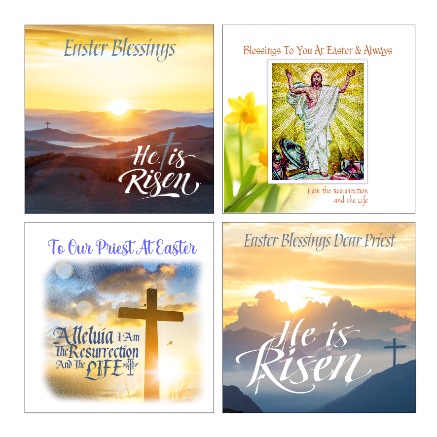 religious easter cards resurrection images