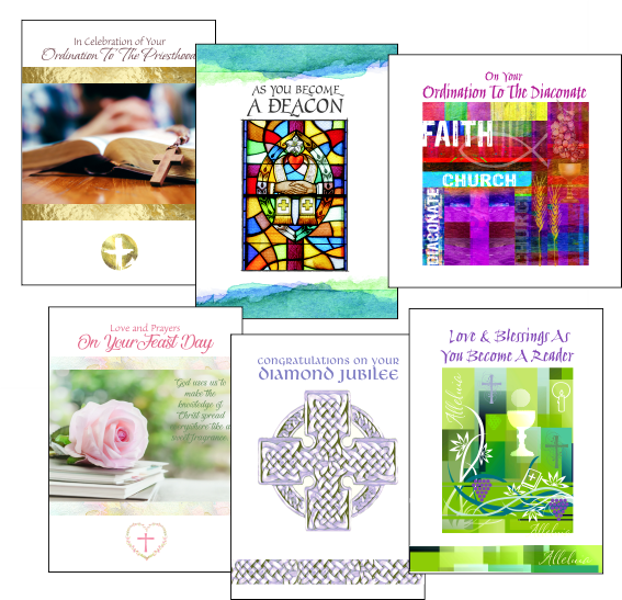 priest birthday cards and ordination cards