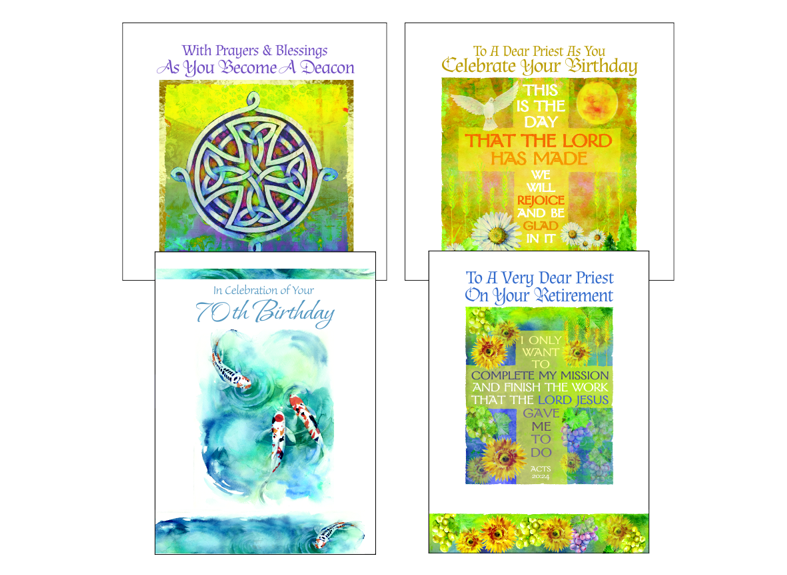 modern ordination cards